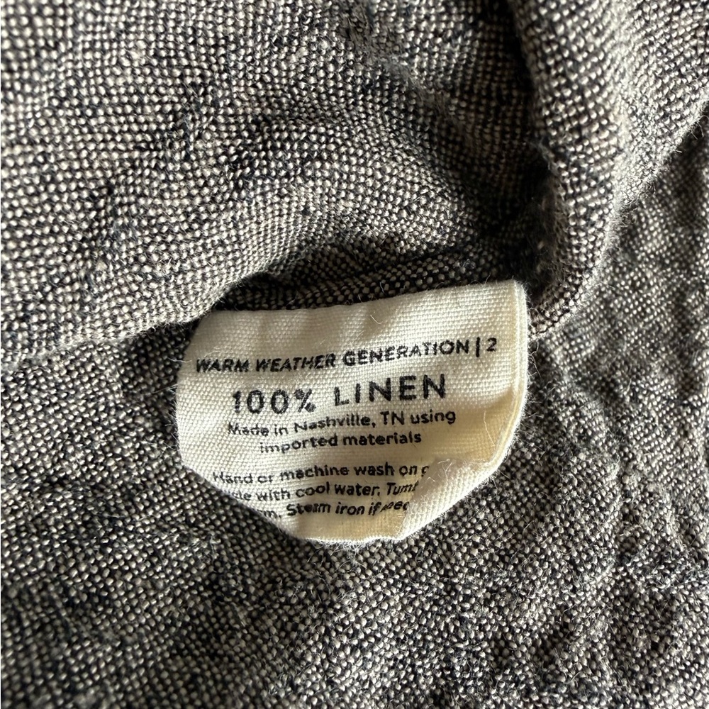 Elizabeth Suzann Georgia Dress Gauze Linen size OSP - Picture 6 of 7